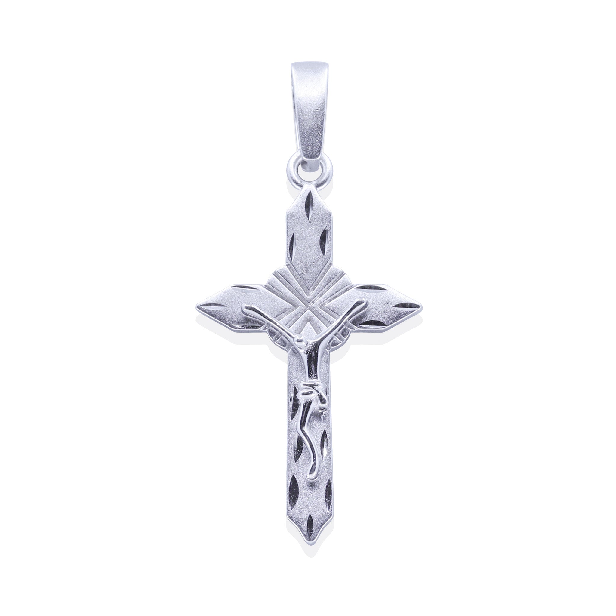 Product Image of Crucifix Cross Pendant Sterling Silver