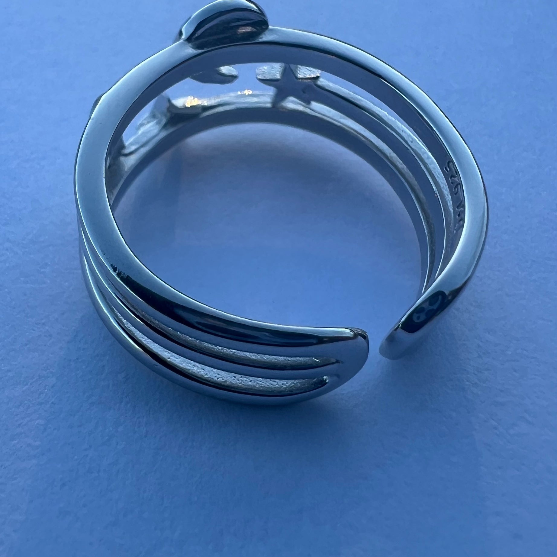 Crescent Sterling Silver Ring