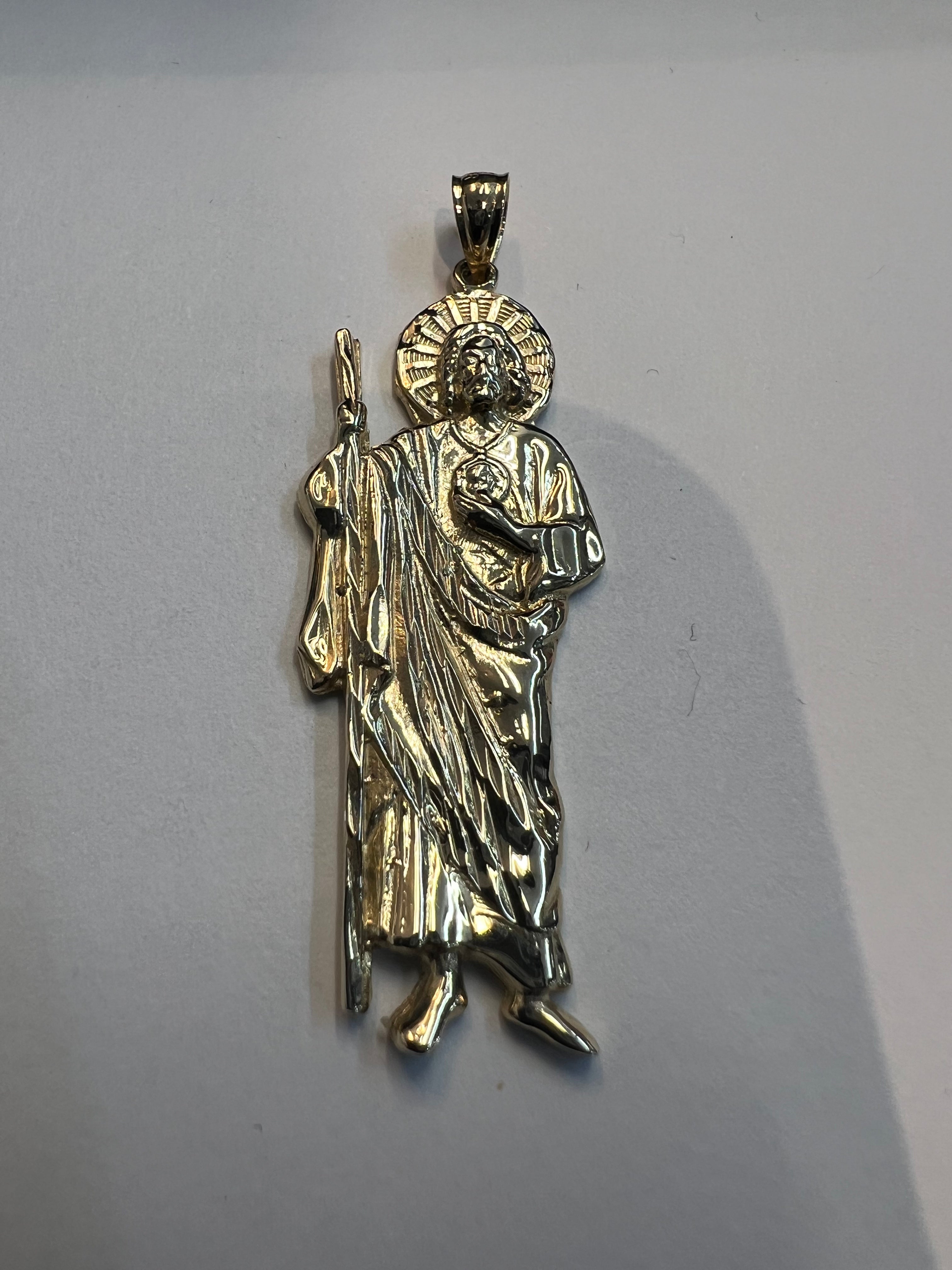 San Judas Pendant 14k Gold