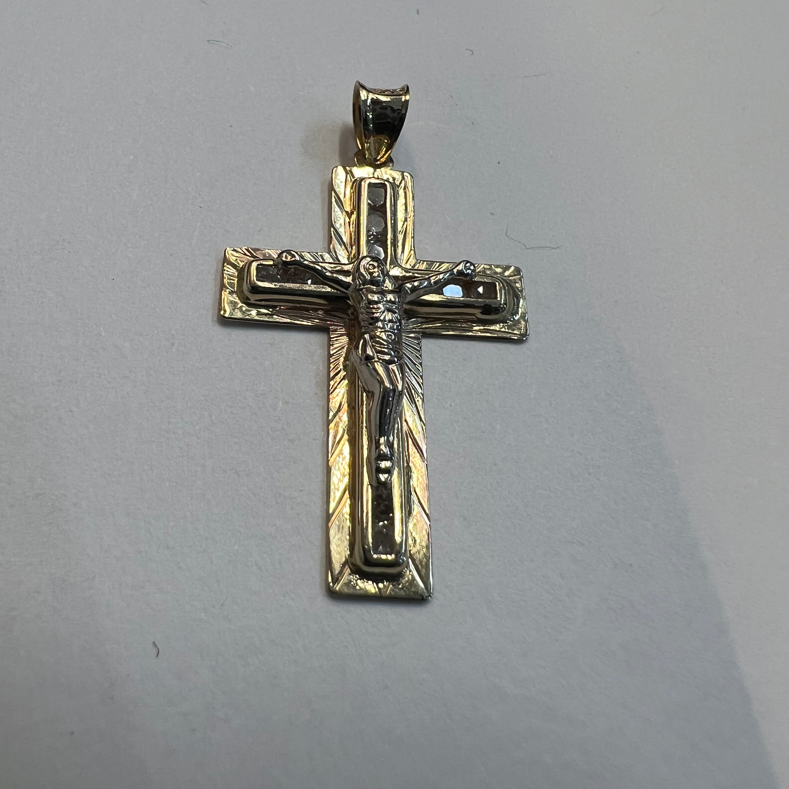 Crucifix Cross Pendant 14k Gold