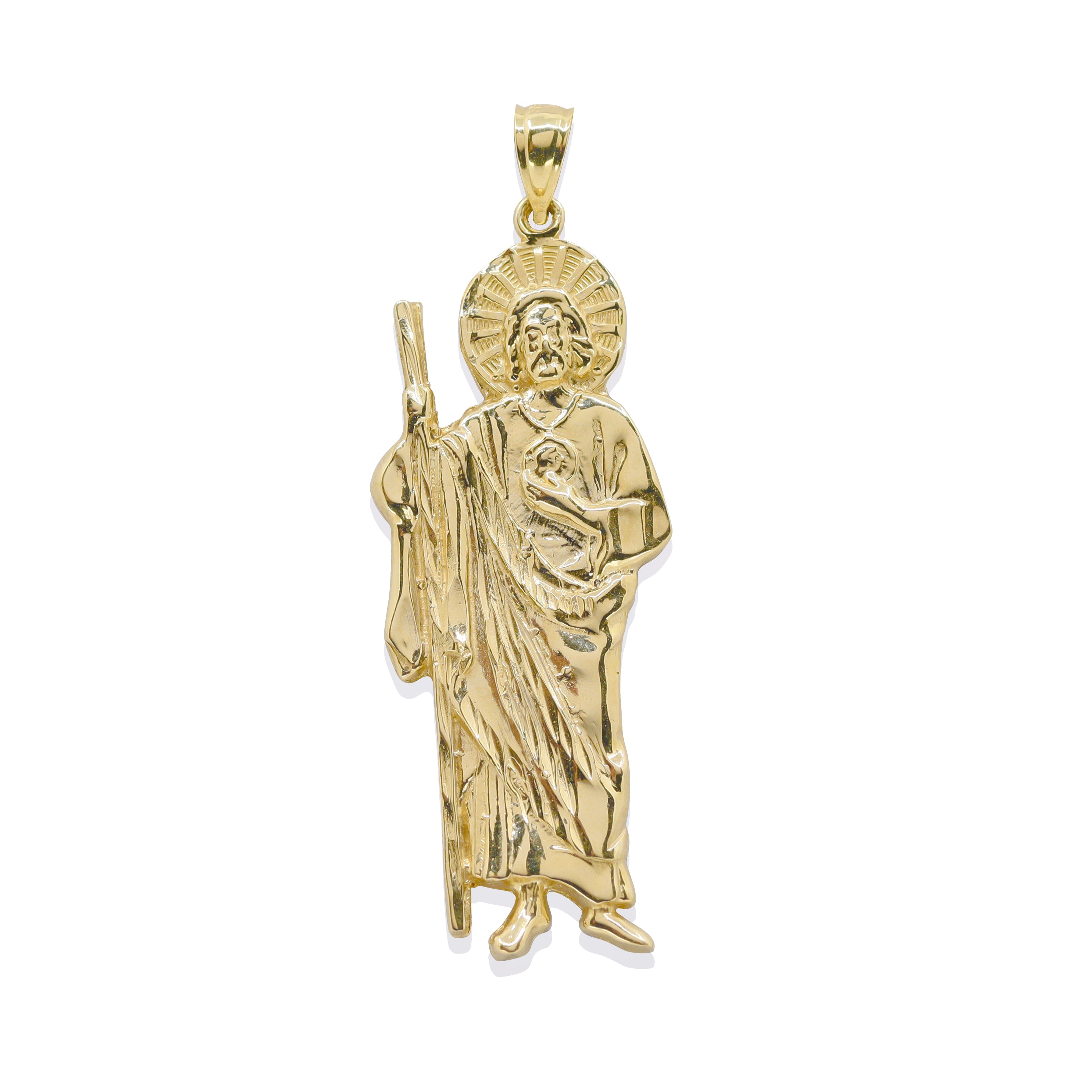 Product Image of San Judas Pendant 14k Gold