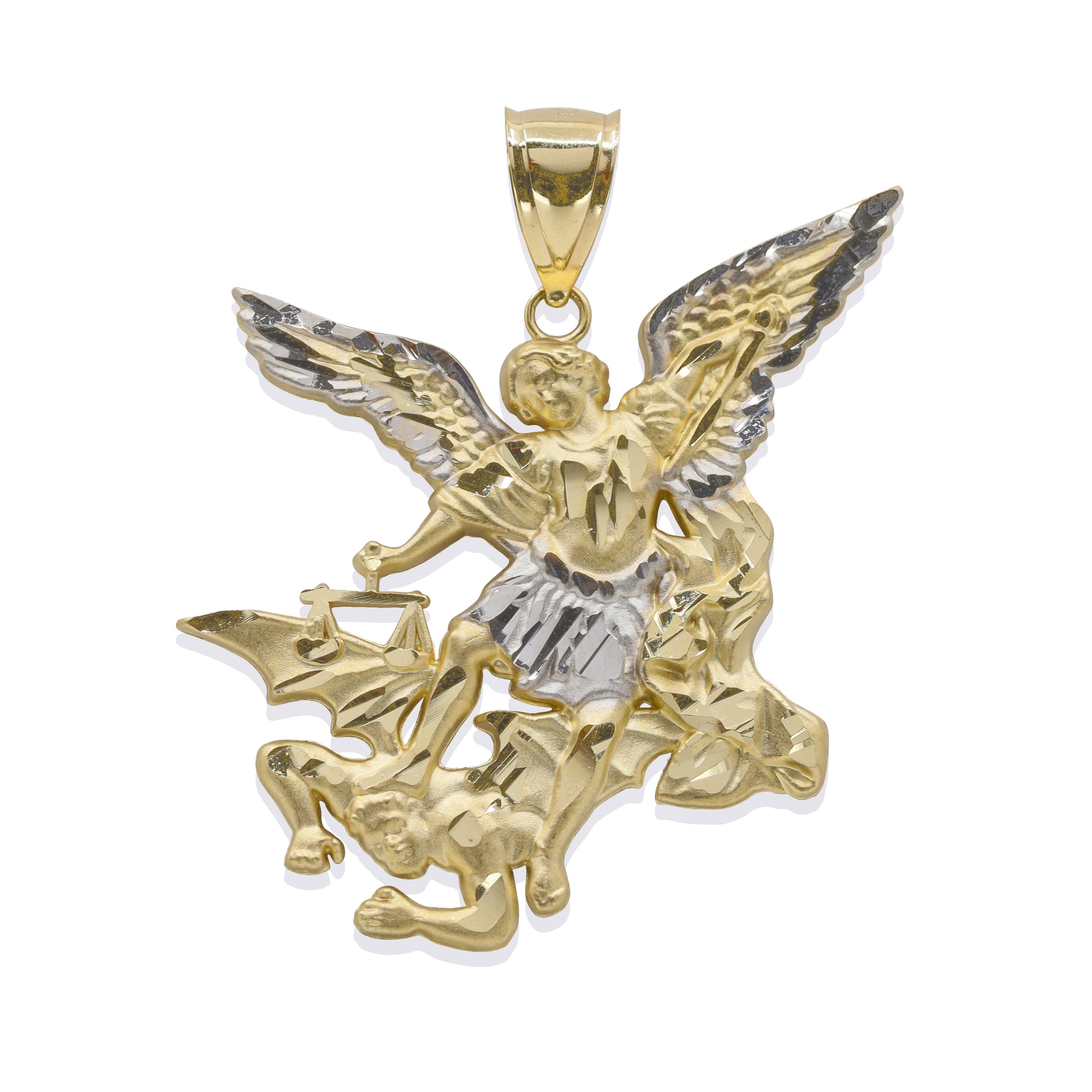 Product Image of St Michael Archangel Pendant 14k Gold